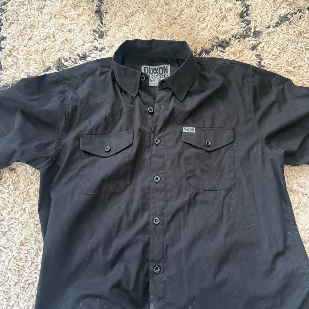 DIXXON Black Casual Button Down Shirt